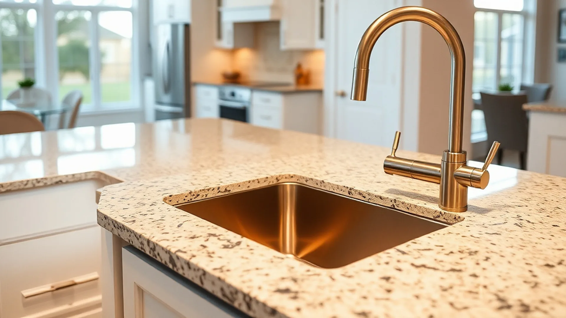 Kitchen faucet finished