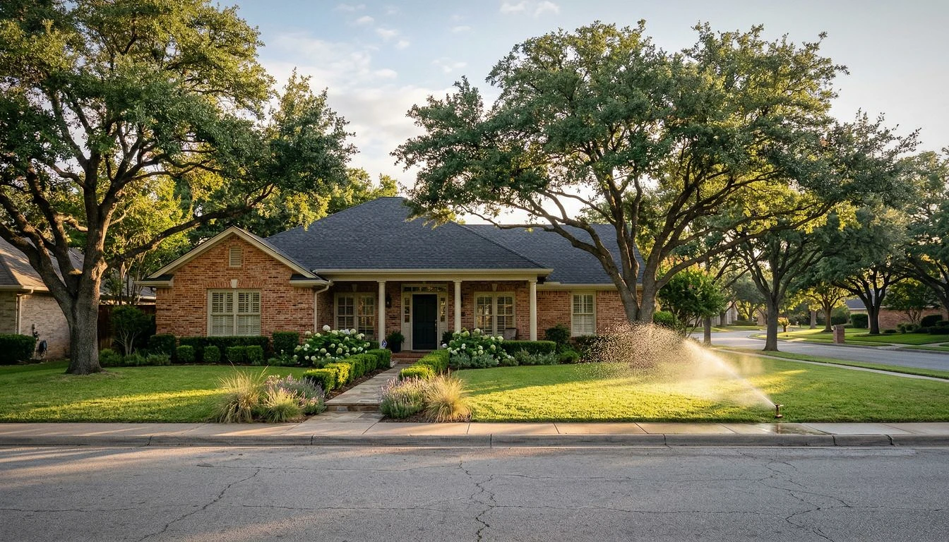 Cole's Plumbing team at work in a DFW home