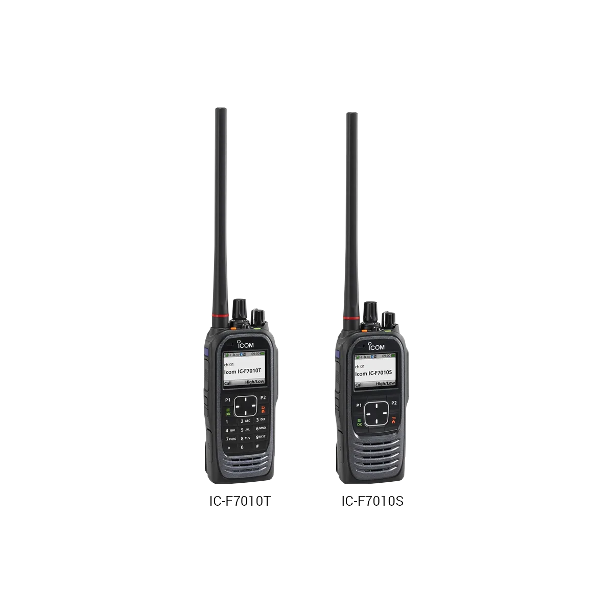 icom ic-f7010 p25 vhf portable radio