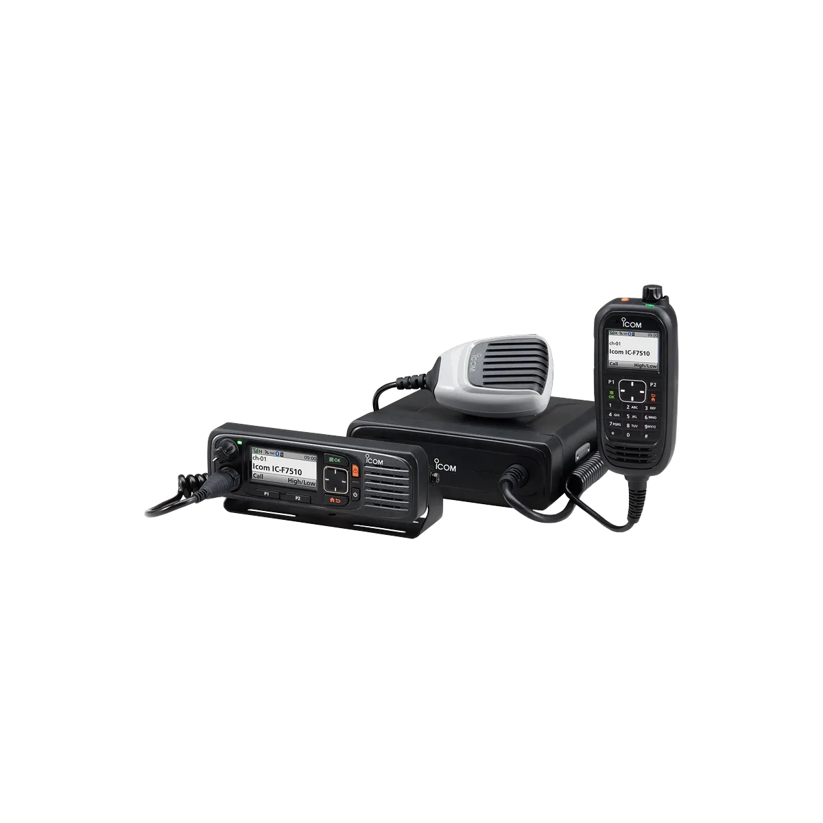icom ic-f7510 p25 mobile radio