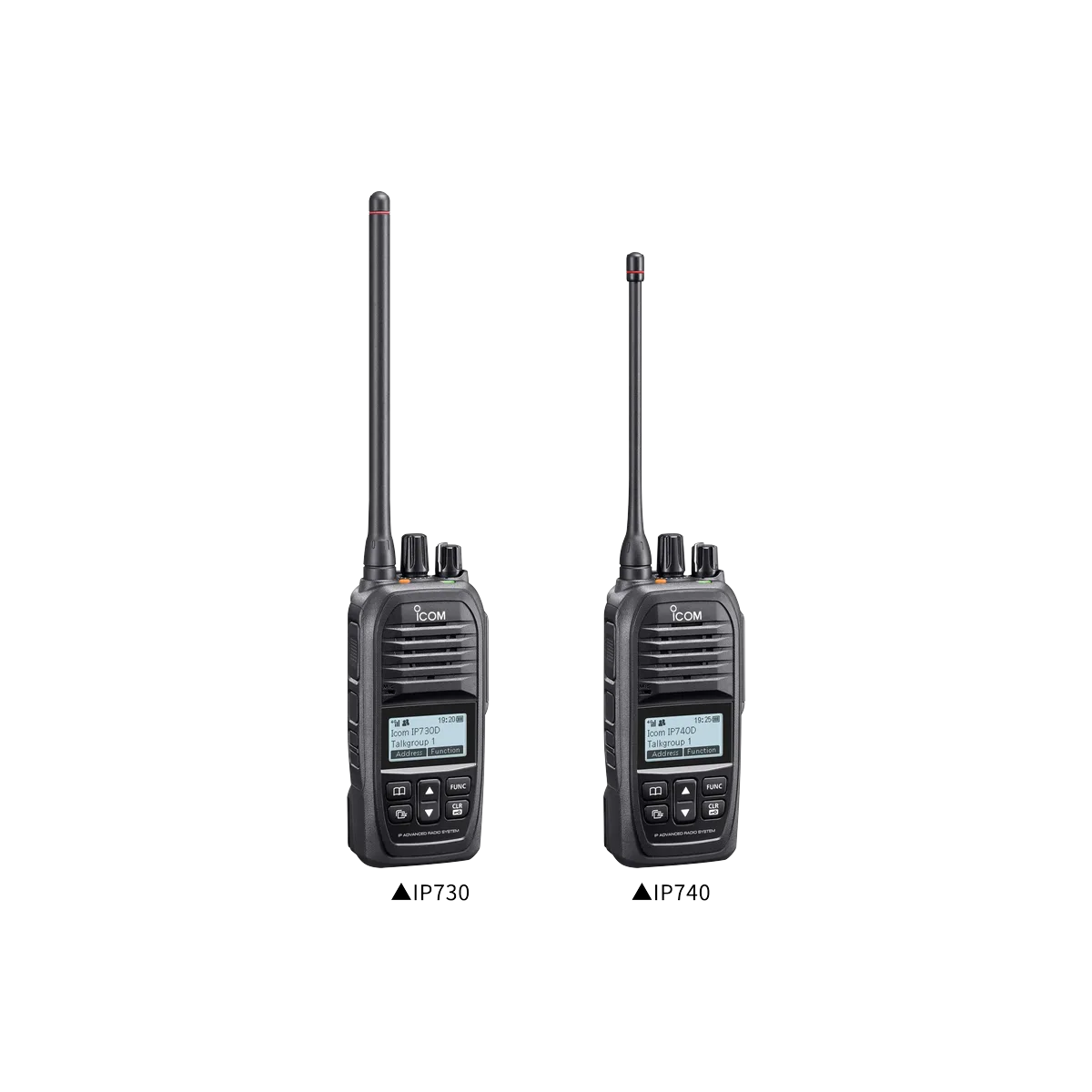 icom ip730d ip740d hybrid lte poc radio
