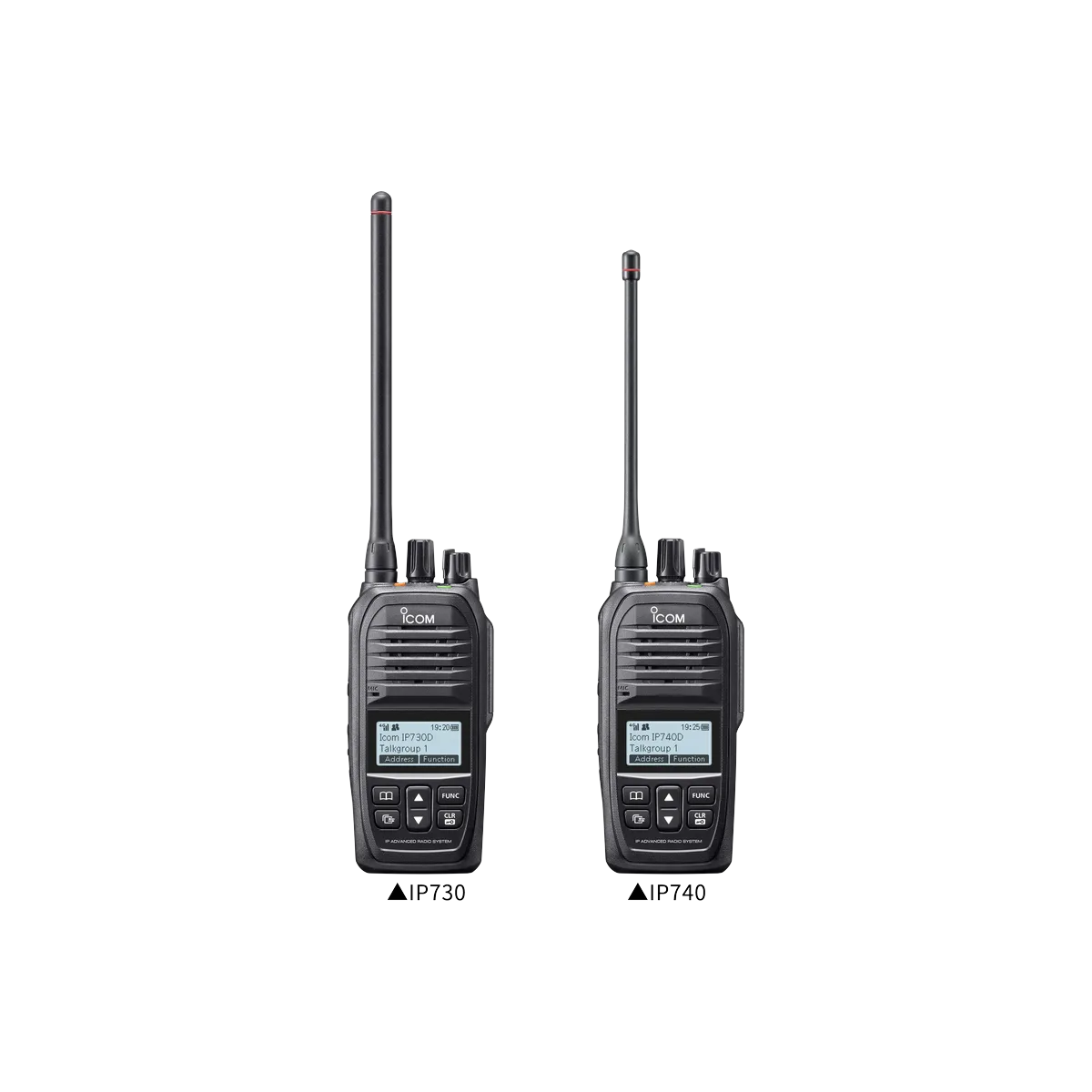 icom ip730d ip740d hybrid lte poc radio