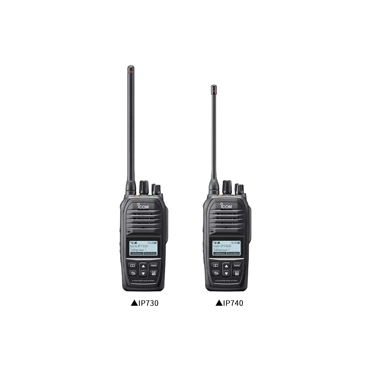 icom ip730d ip740d hybrid lte poc radio