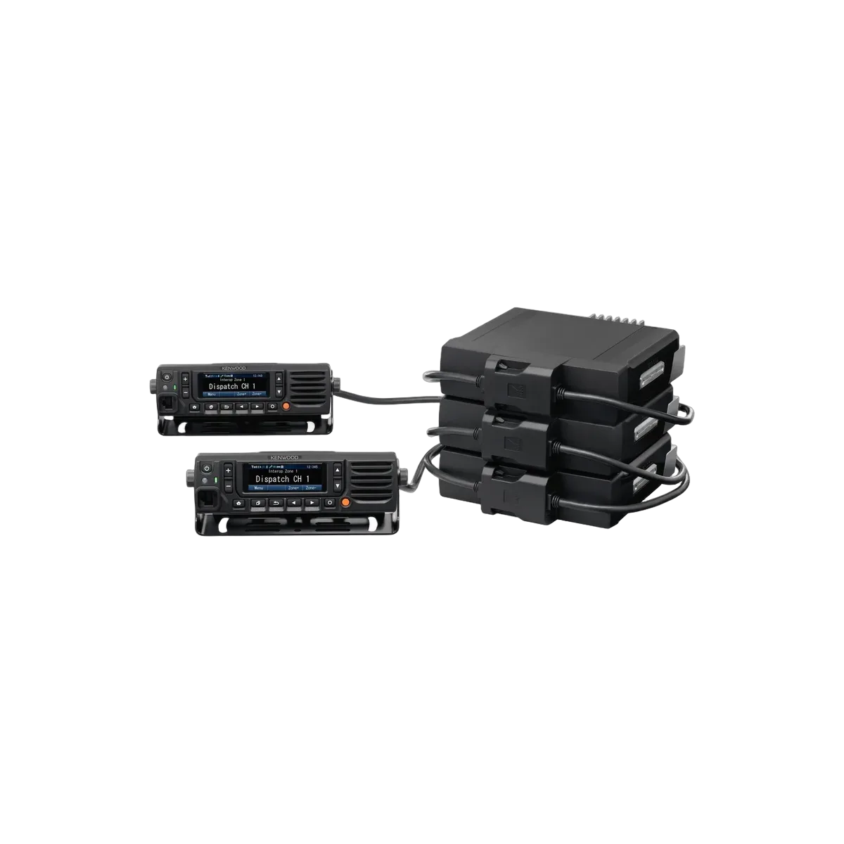 kenwood nx 5700 dual units stacked