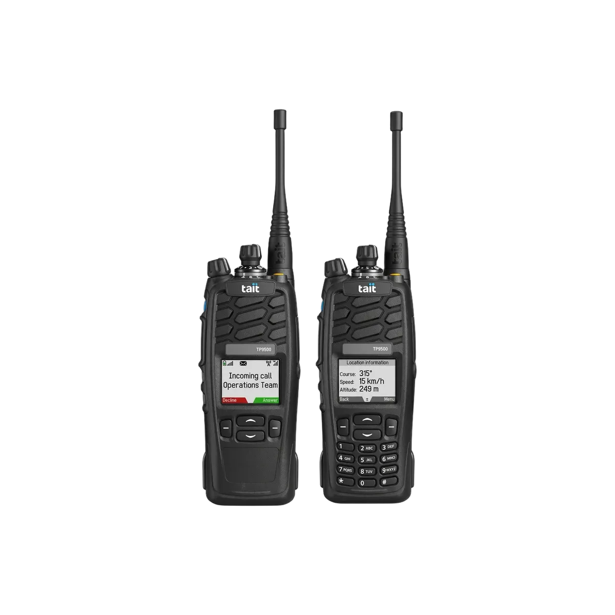 tait tp9500 front dual models