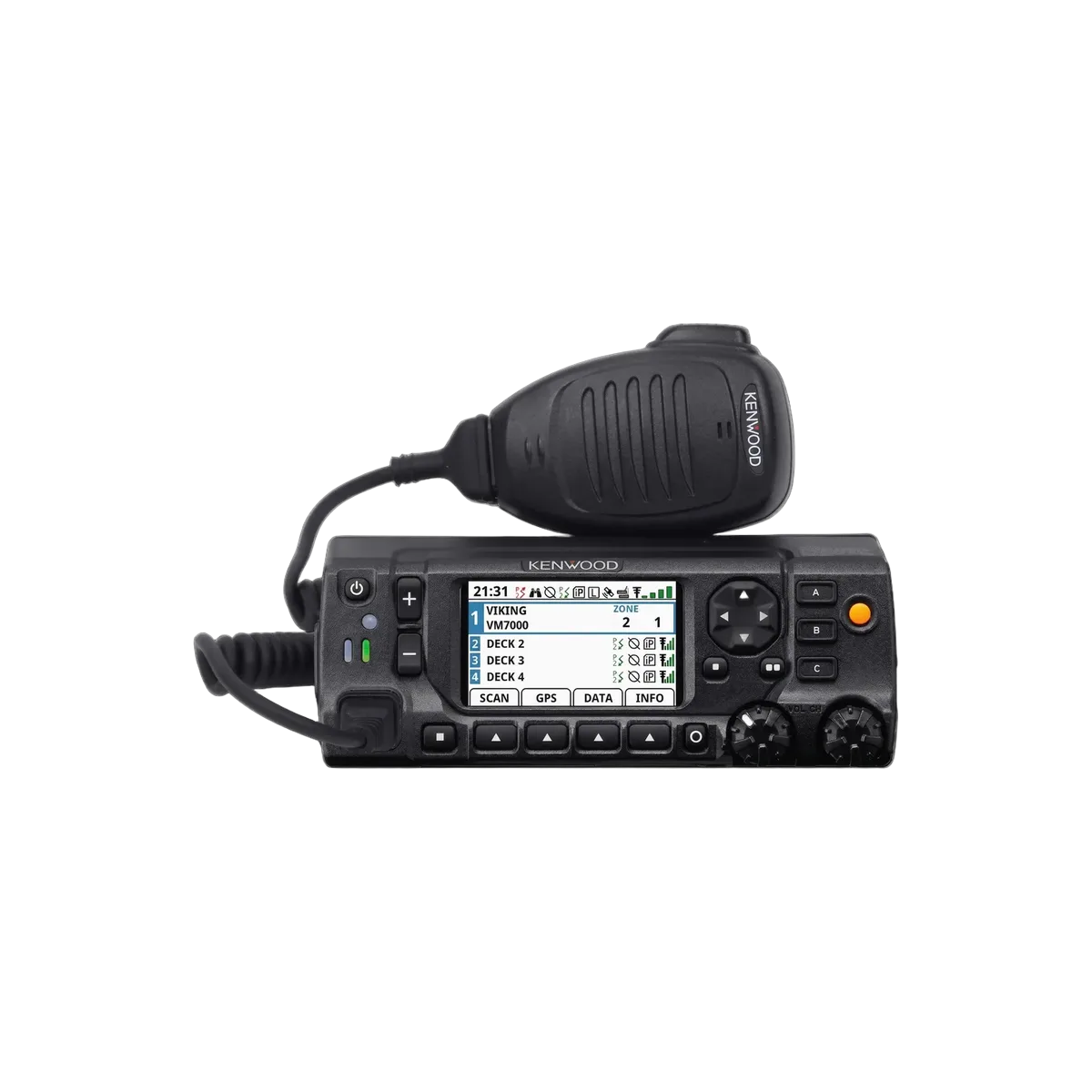 kenwood viking vm7000 front mic lcd