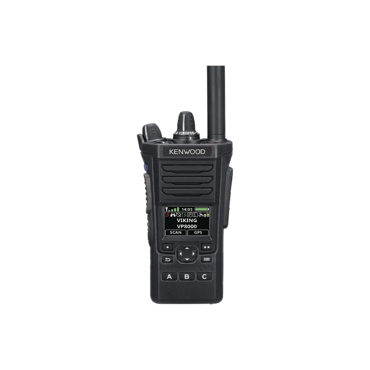kenwood viking vp8000 front black lcd