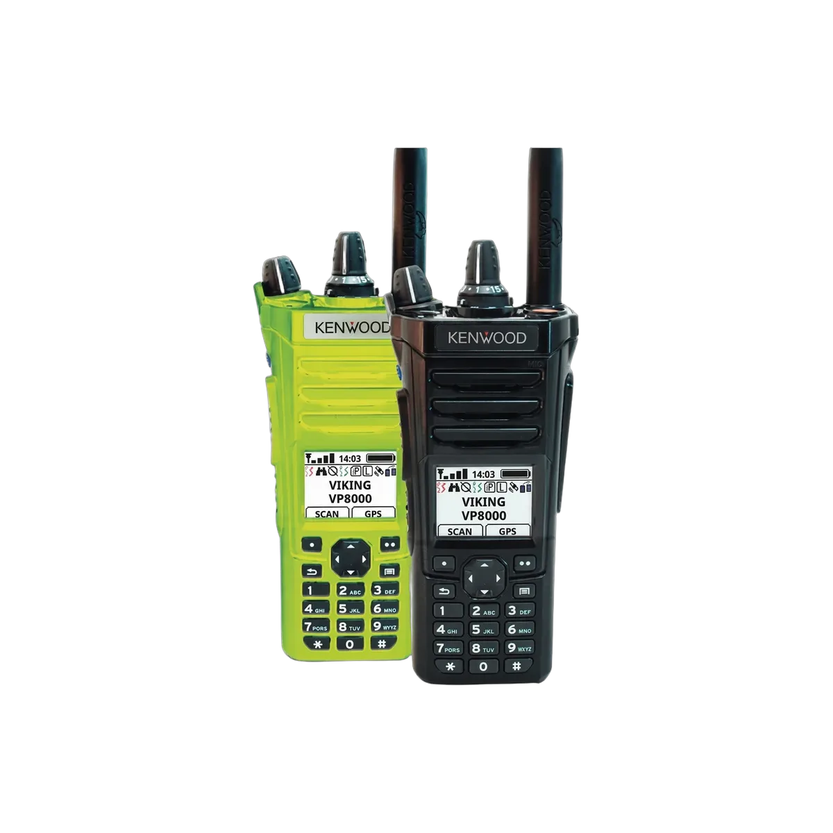 kenwood viking vp8000 front dual hivis black